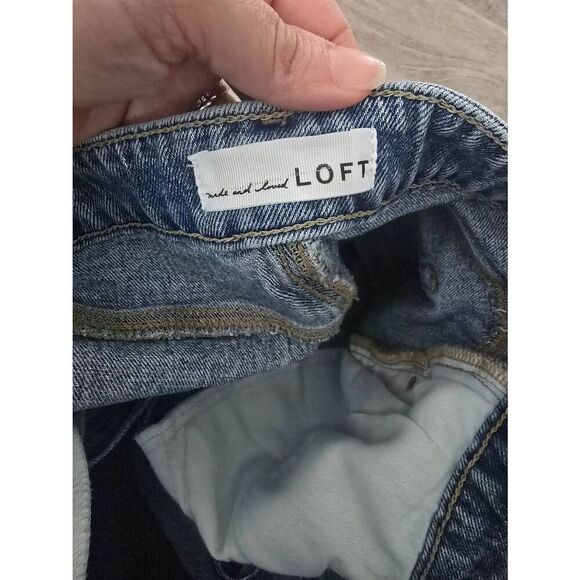 Women's Ann Taylor LOFT Jeans Curvy 90s Straight Size 2 - Picture 8 of 11